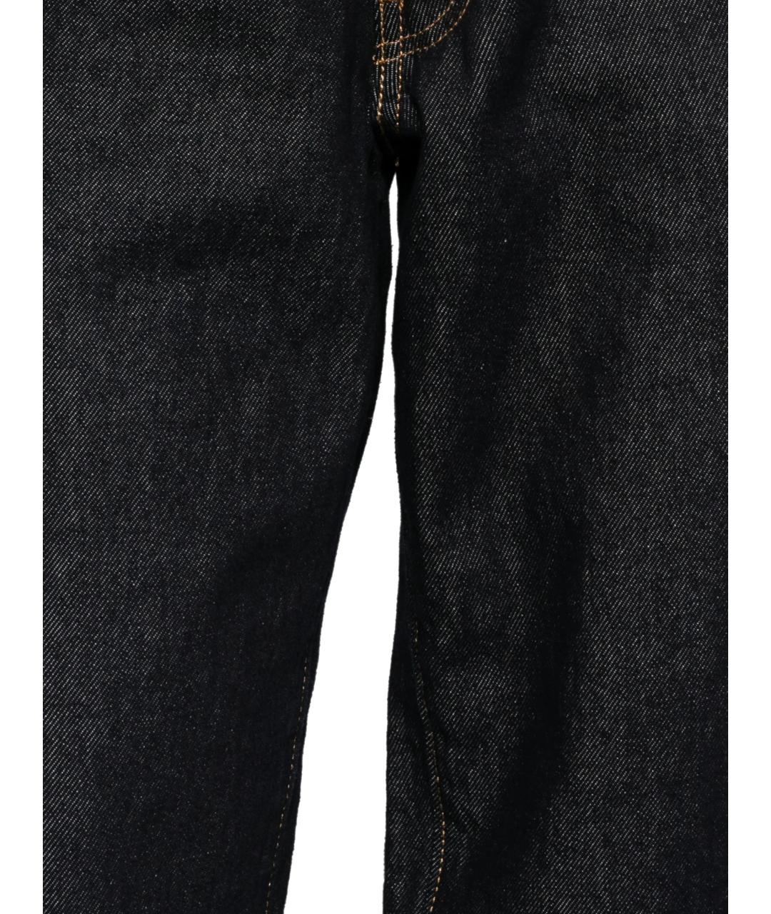 LEVI'S Черные хлопковые прямые джинсы, фото 2