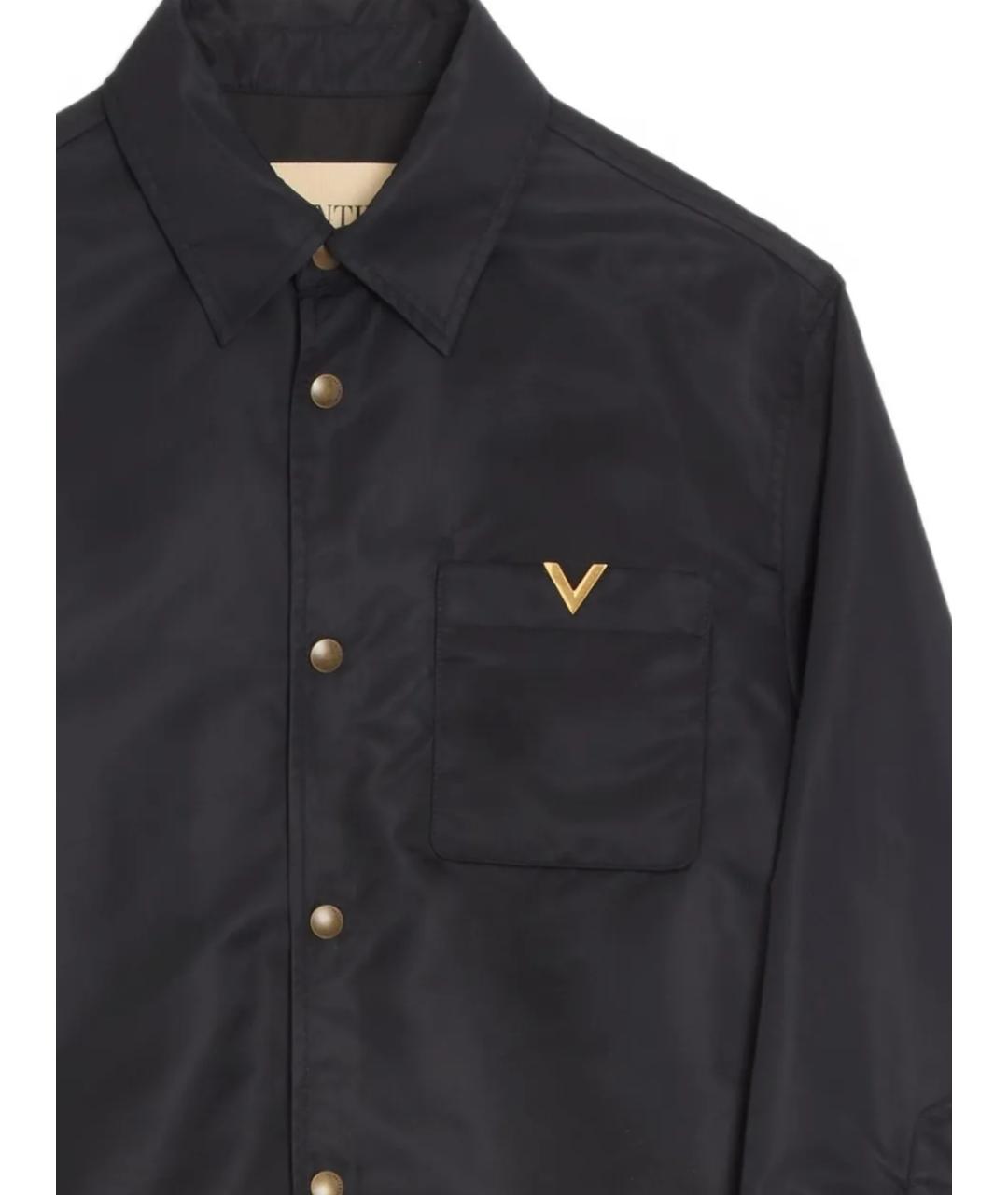 VALENTINO Черная полиэстеровая куртка, фото 2
