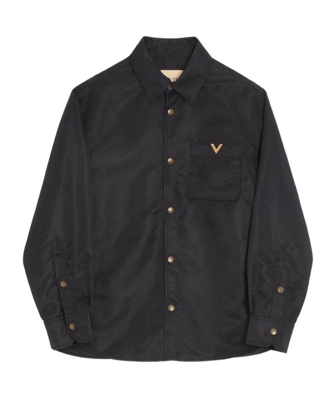 VALENTINO Черная полиэстеровая куртка, фото 1