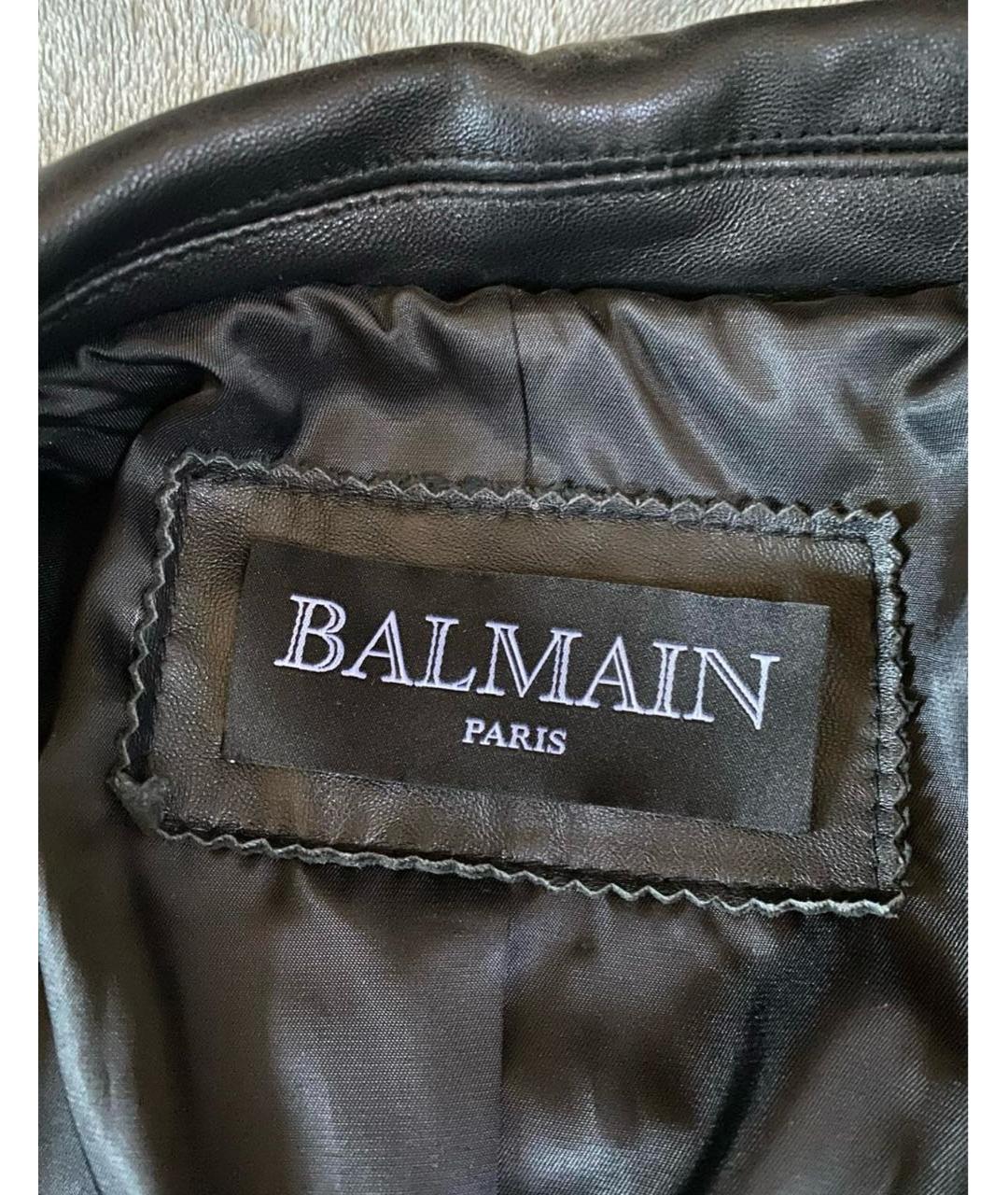 BALMAIN Черная куртка, фото 3