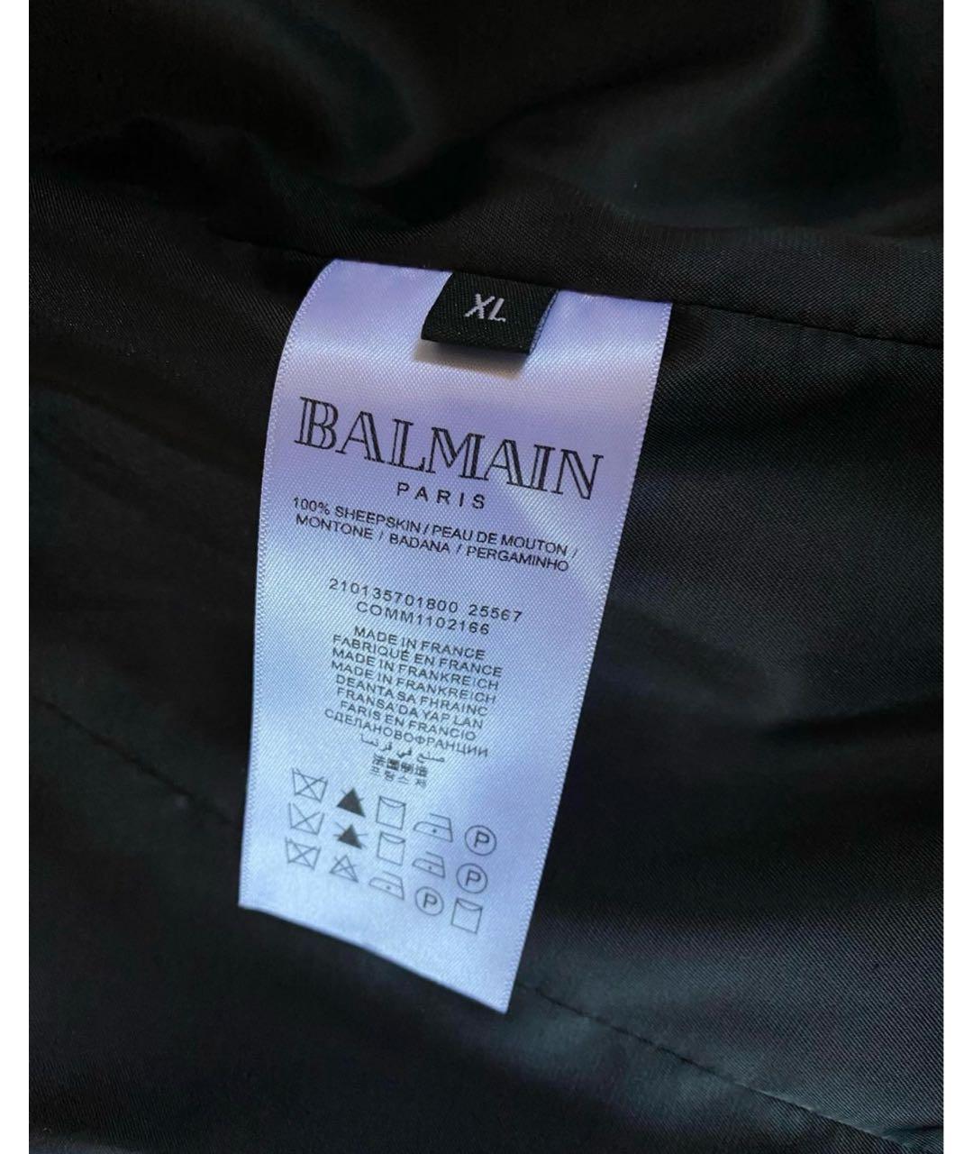 BALMAIN Черная куртка, фото 6