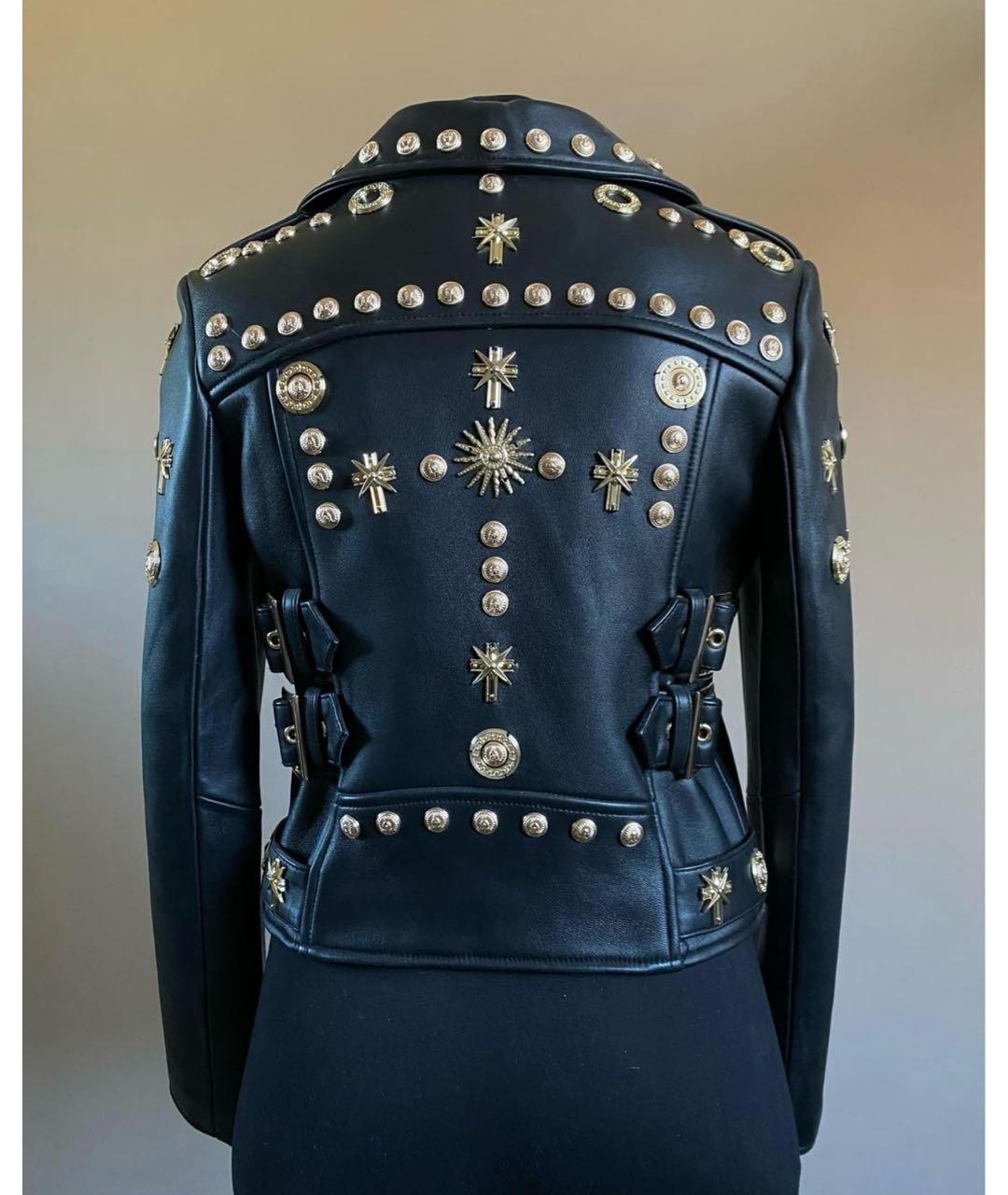 BALMAIN Черная куртка, фото 2