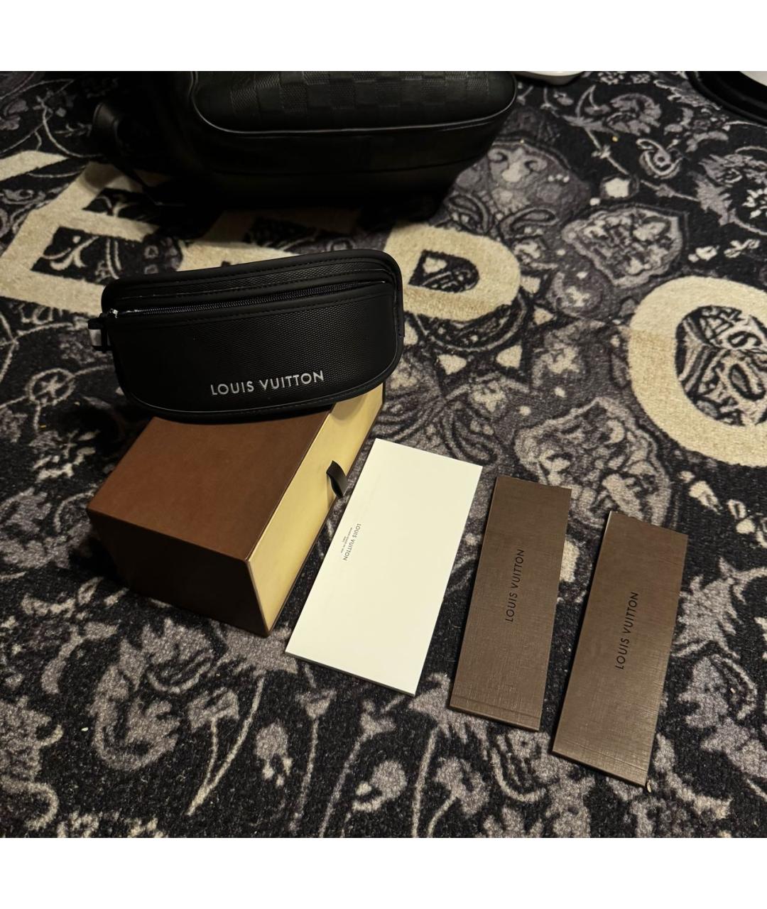 LOUIS VUITTON Красные пластиковые солнцезащитные очки, фото 4