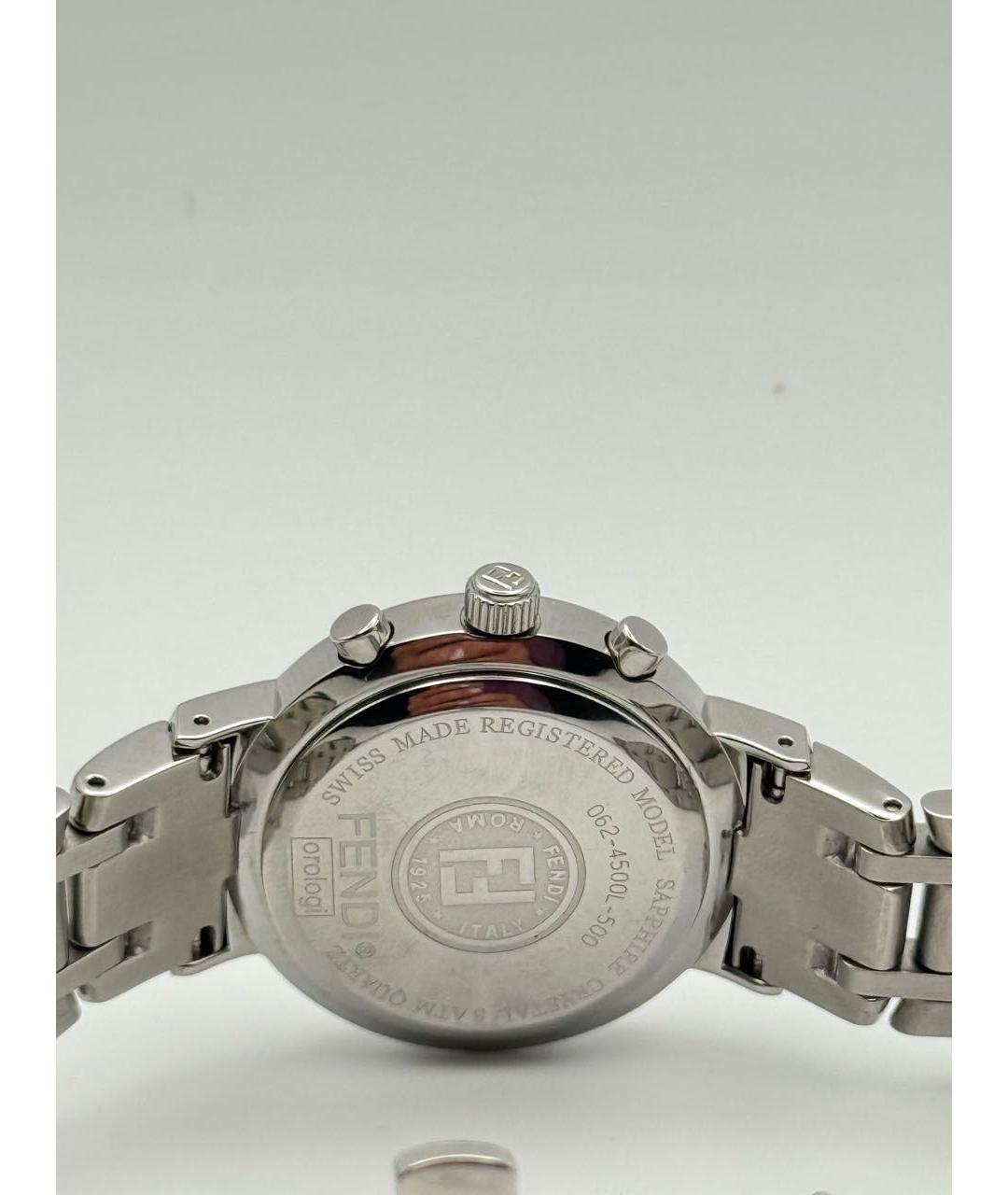 FENDI Серебряные стальные часы, фото 2