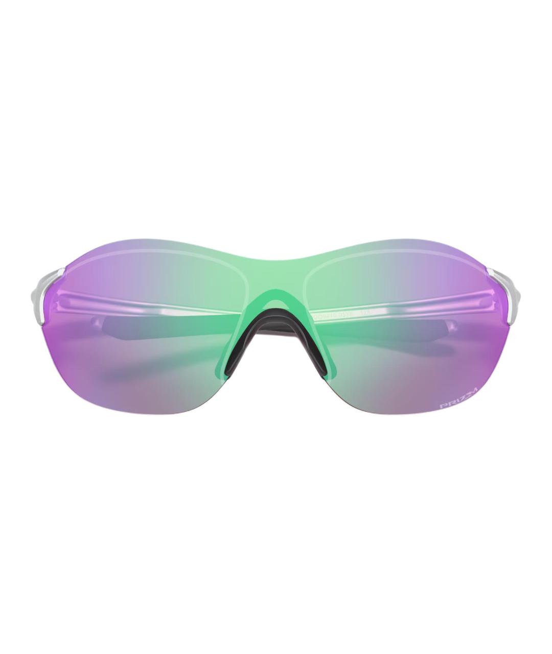 OAKLEY Серебряные пластиковые солнцезащитные очки, фото 5