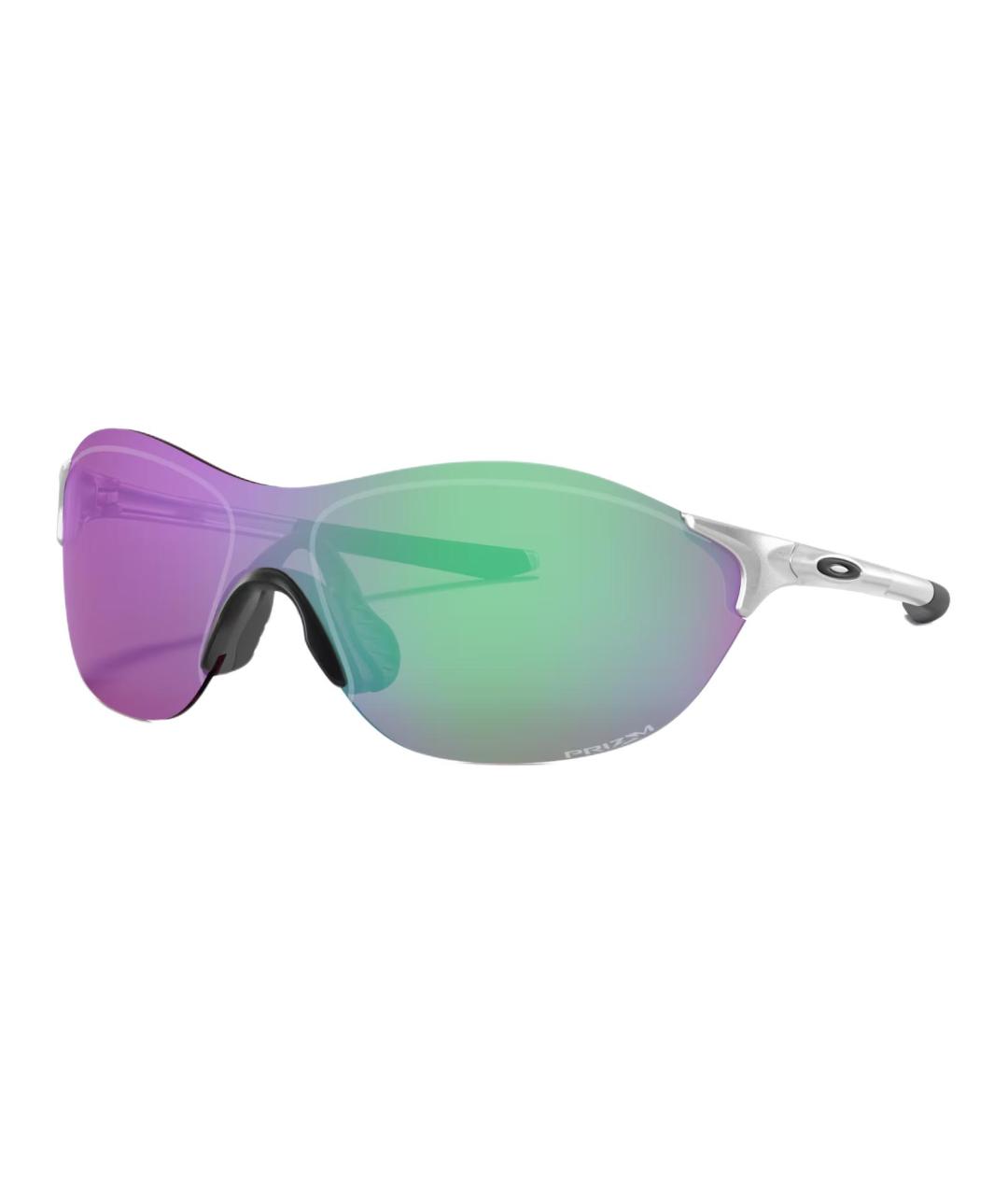 OAKLEY Серебряные пластиковые солнцезащитные очки, фото 1