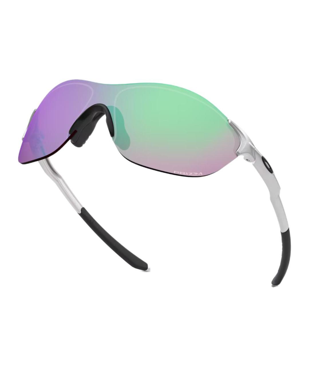OAKLEY Серебряные пластиковые солнцезащитные очки, фото 4