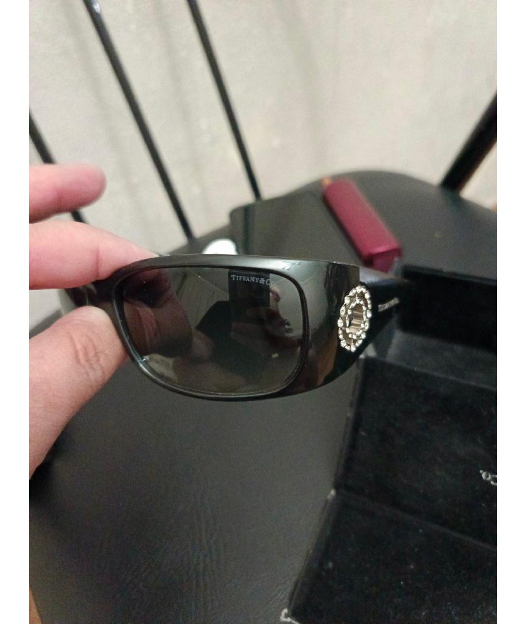 TIFFANY&CO Черные пластиковые солнцезащитные очки, фото 7