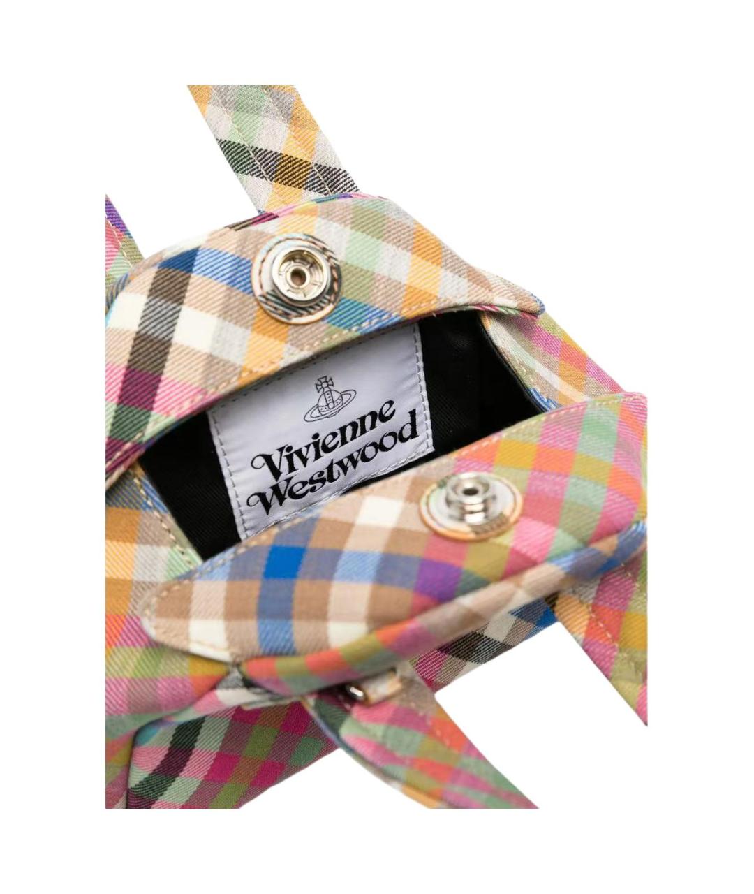VIVIENNE WESTWOOD Мульти шерстяная сумка через плечо, фото 4