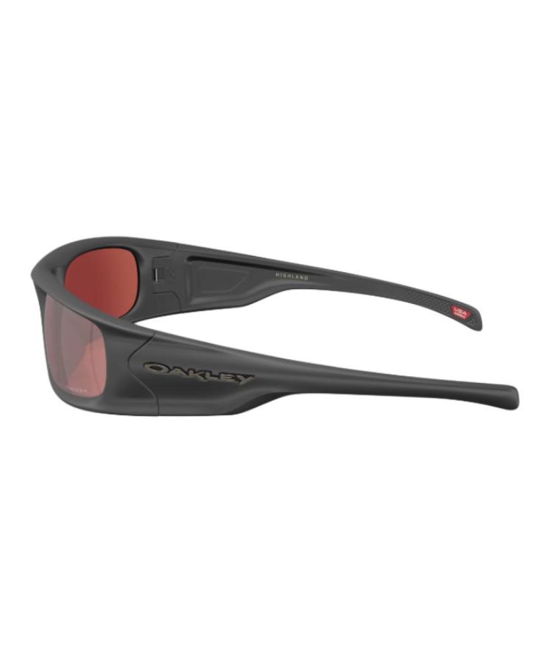 OAKLEY Черные пластиковые солнцезащитные очки, фото 3
