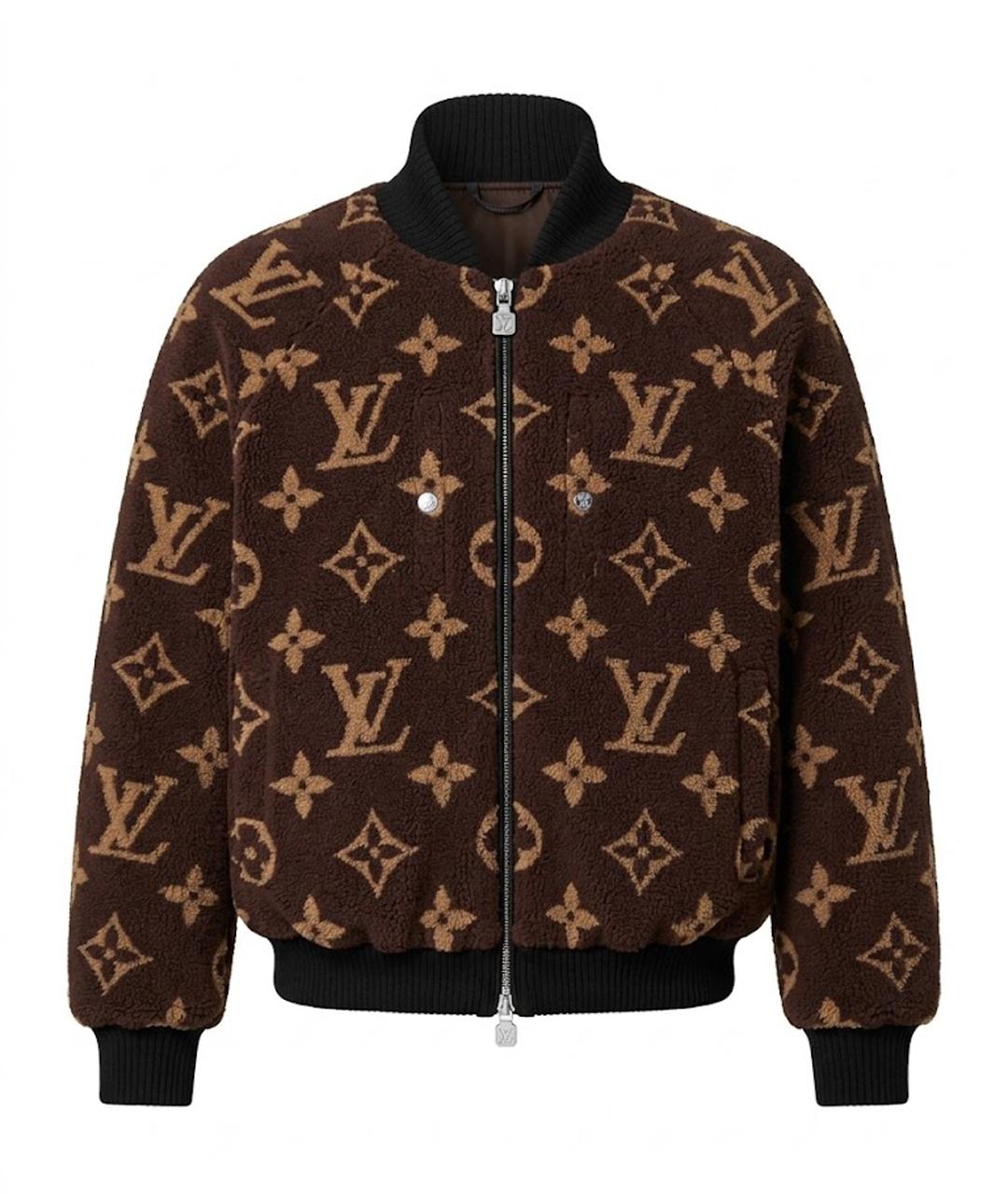LOUIS VUITTON Коричневая куртка, фото 1