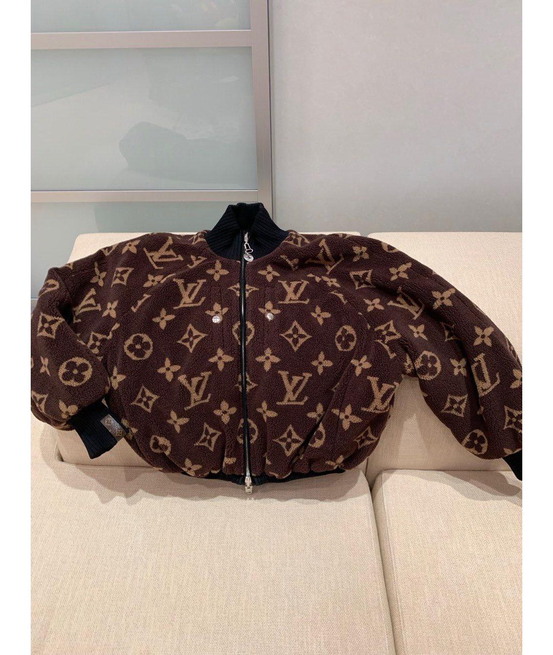 LOUIS VUITTON Коричневая куртка, фото 4