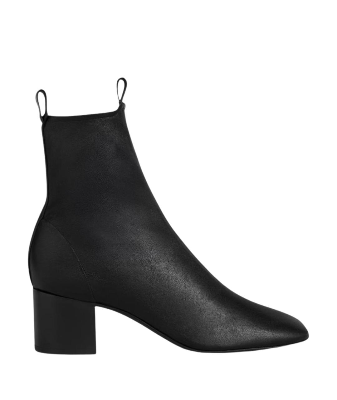 CELINE Черные кожаные ботильоны, фото 1