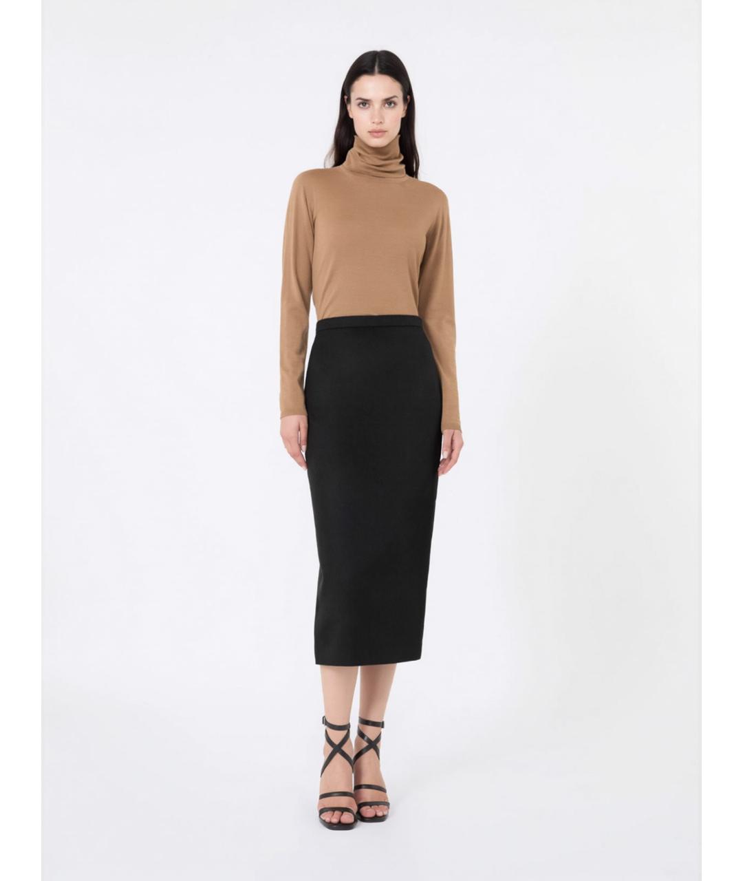MAX MARA Бежевая шерстяная водолазка, фото 2