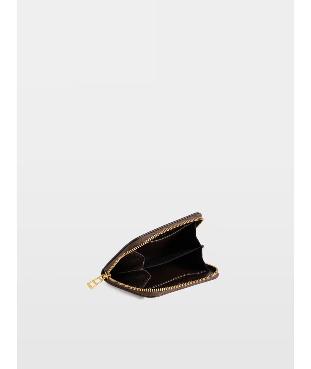 ZADIG & VOLTAIRE Коричневый кожаный кошелек, фото 3