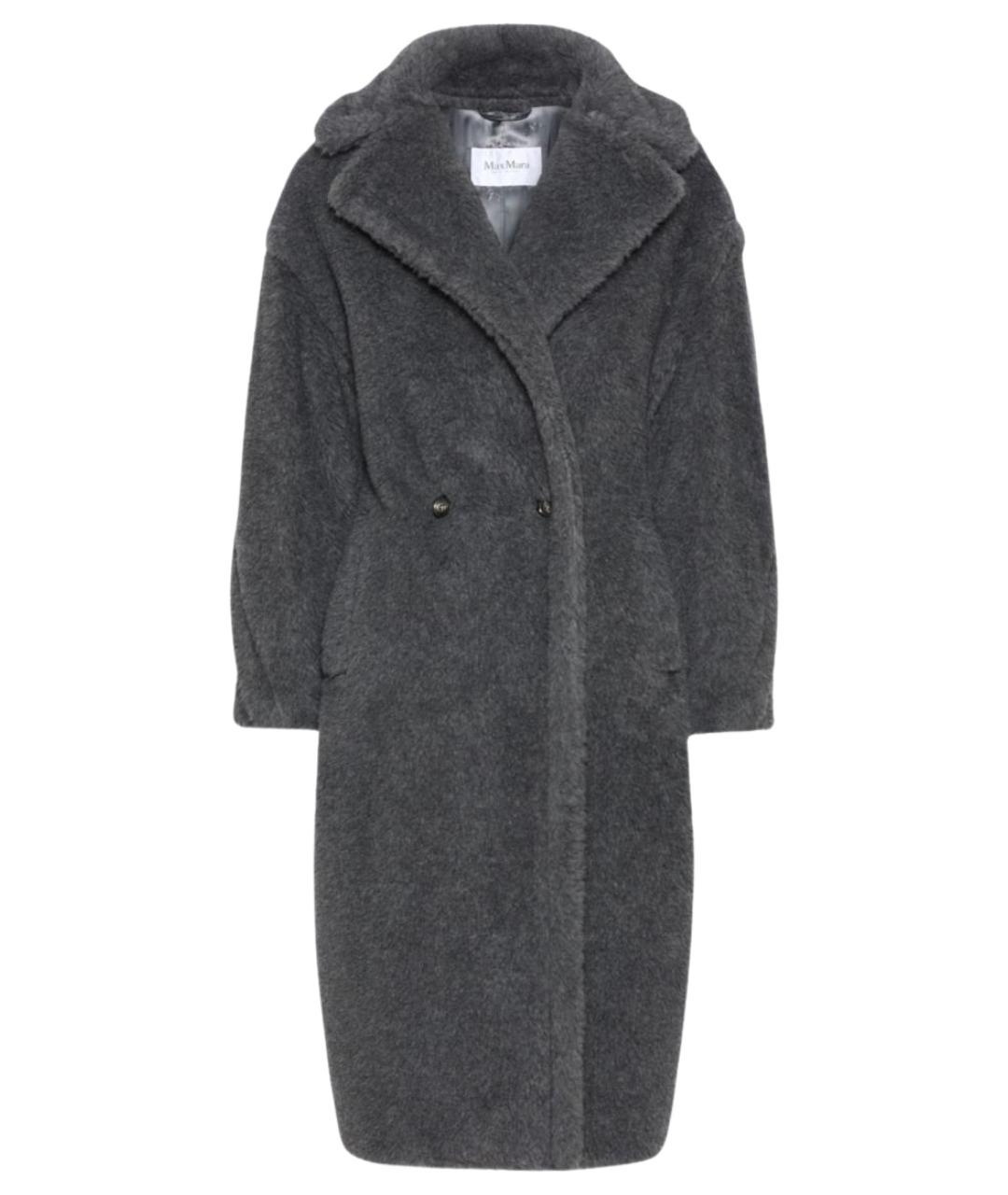 MAX MARA Серое шерстяное пальто, фото 1