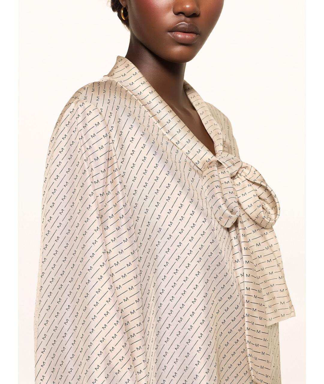 MAX MARA STUDIO Мульти шелковая блузы, фото 3