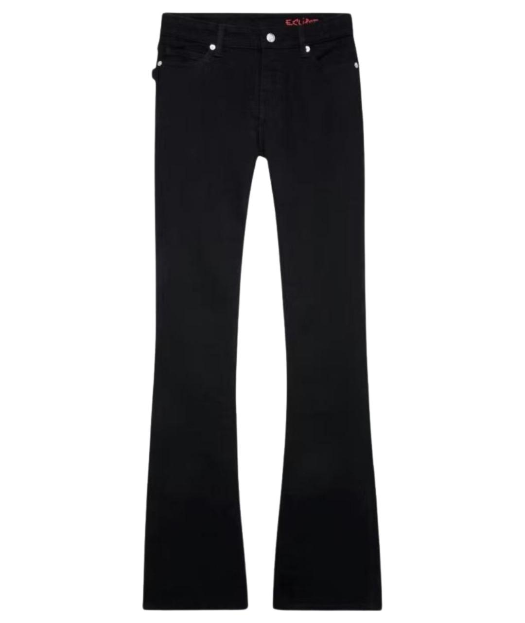 ZADIG & VOLTAIRE Черные хлопковые джинсы клеш, фото 1