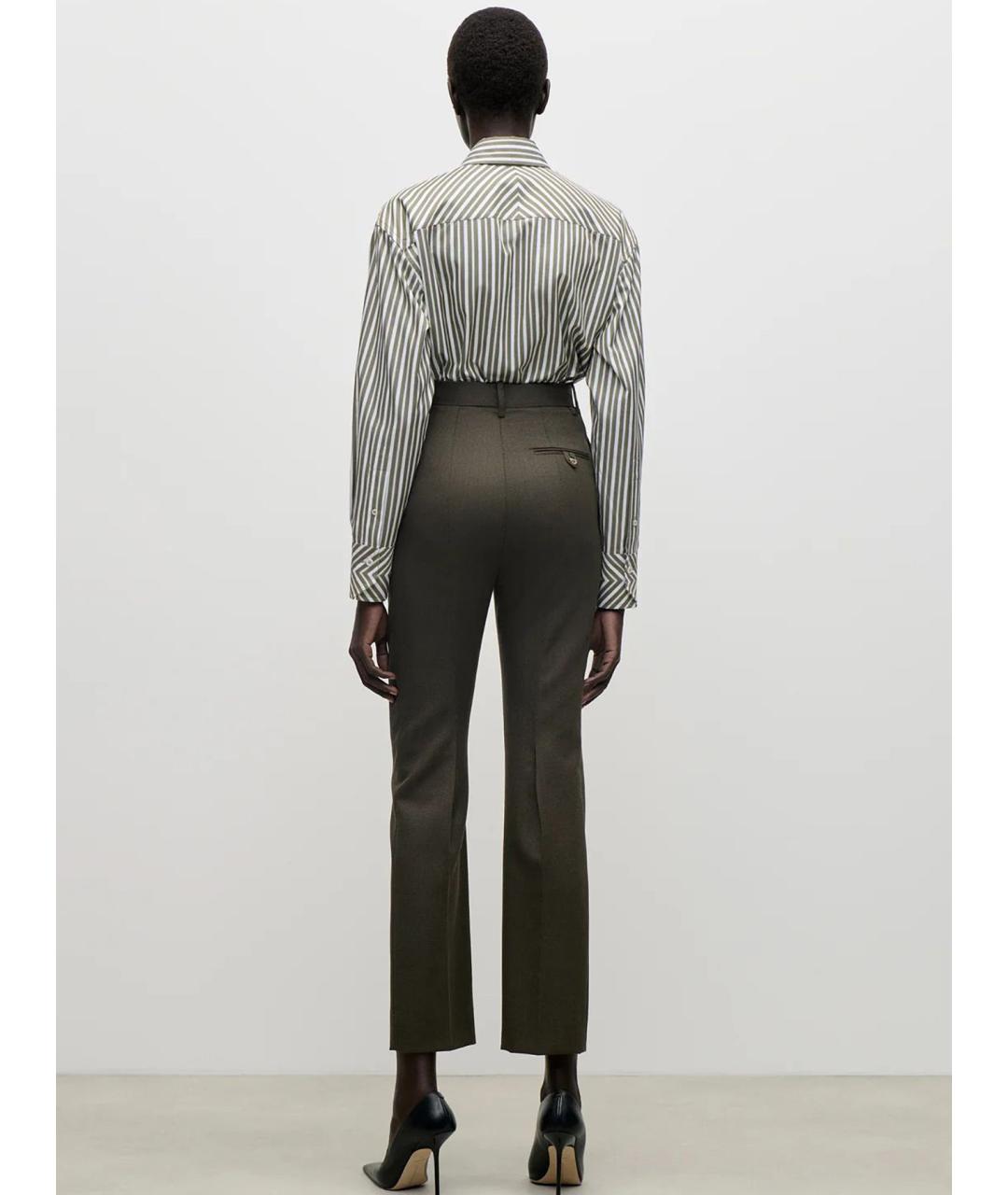VICTORIA BECKHAM Мульти хлопковая рубашка, фото 4