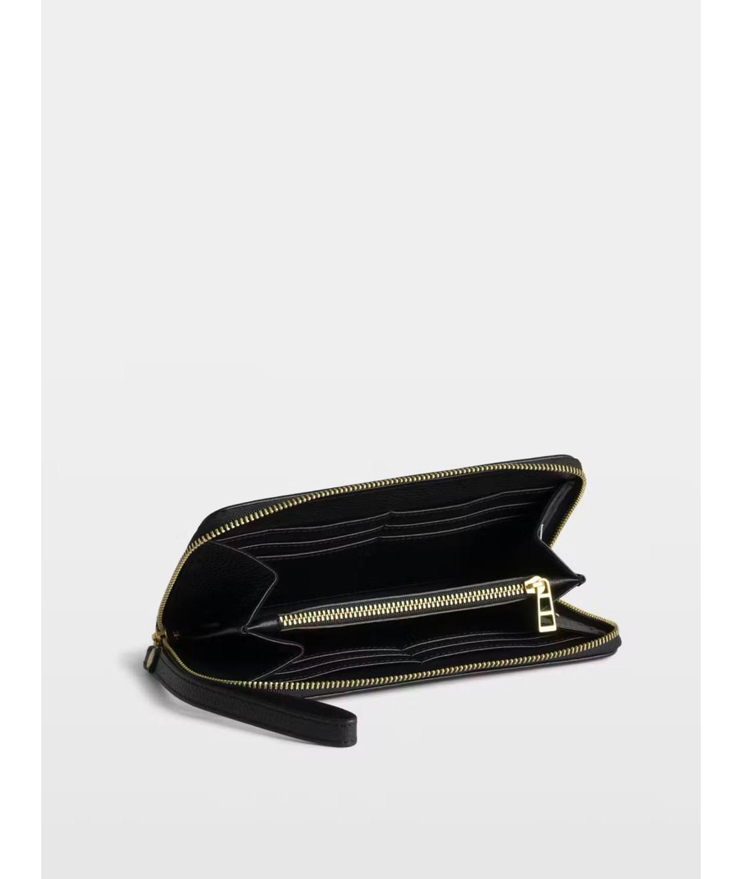 ZADIG & VOLTAIRE Черный кожаный кошелек, фото 3