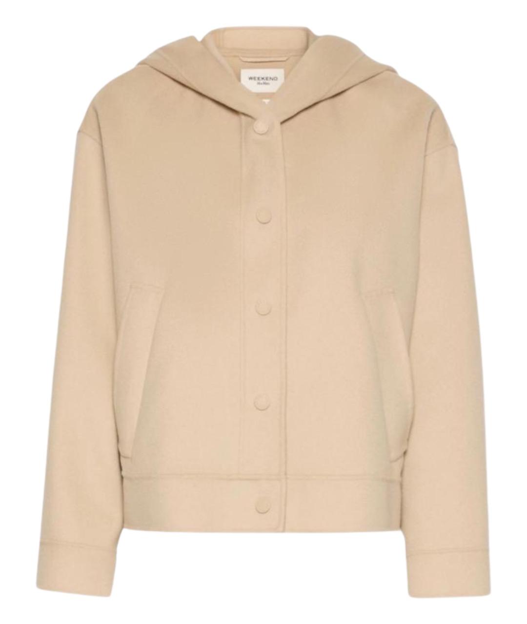 WEEKEND MAX MARA Бежевая шерстяная куртка, фото 1