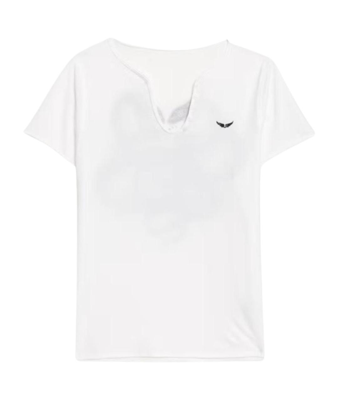 ZADIG & VOLTAIRE Белая хлопковая футболка, фото 1