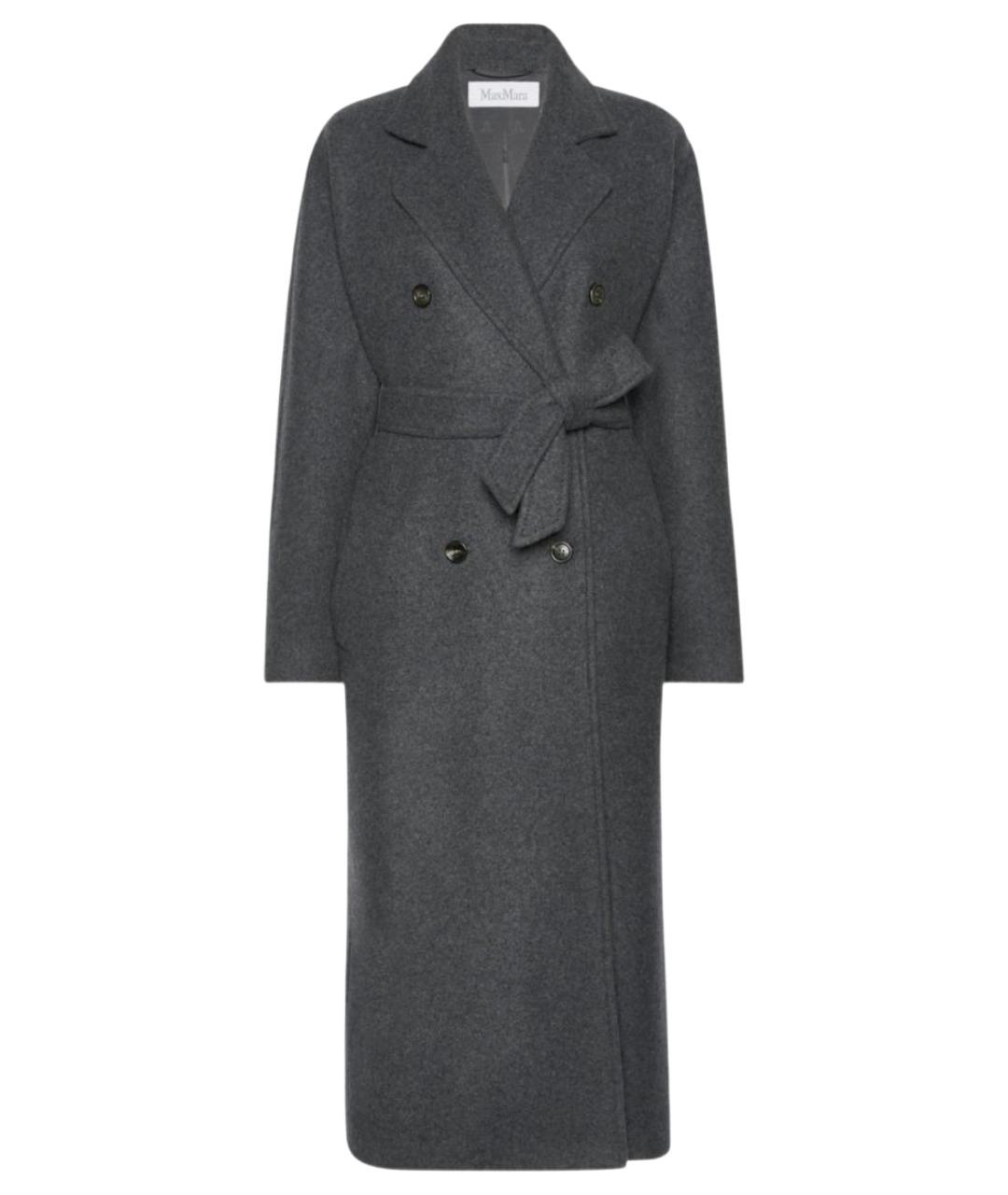MAX MARA Серое кашемировое пальто, фото 1