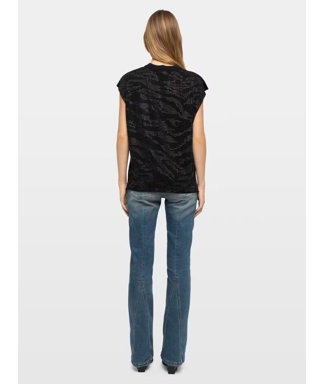 ZADIG & VOLTAIRE Черная хлопковая футболка, фото 4