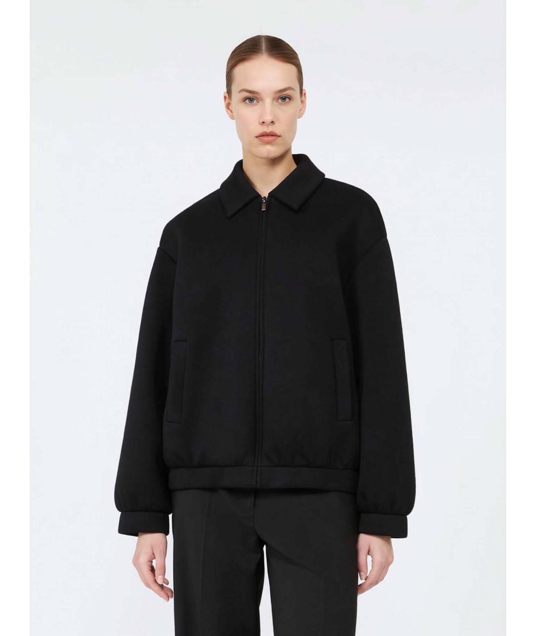 WEEKEND MAX MARA Черная вискозная куртка, фото 3
