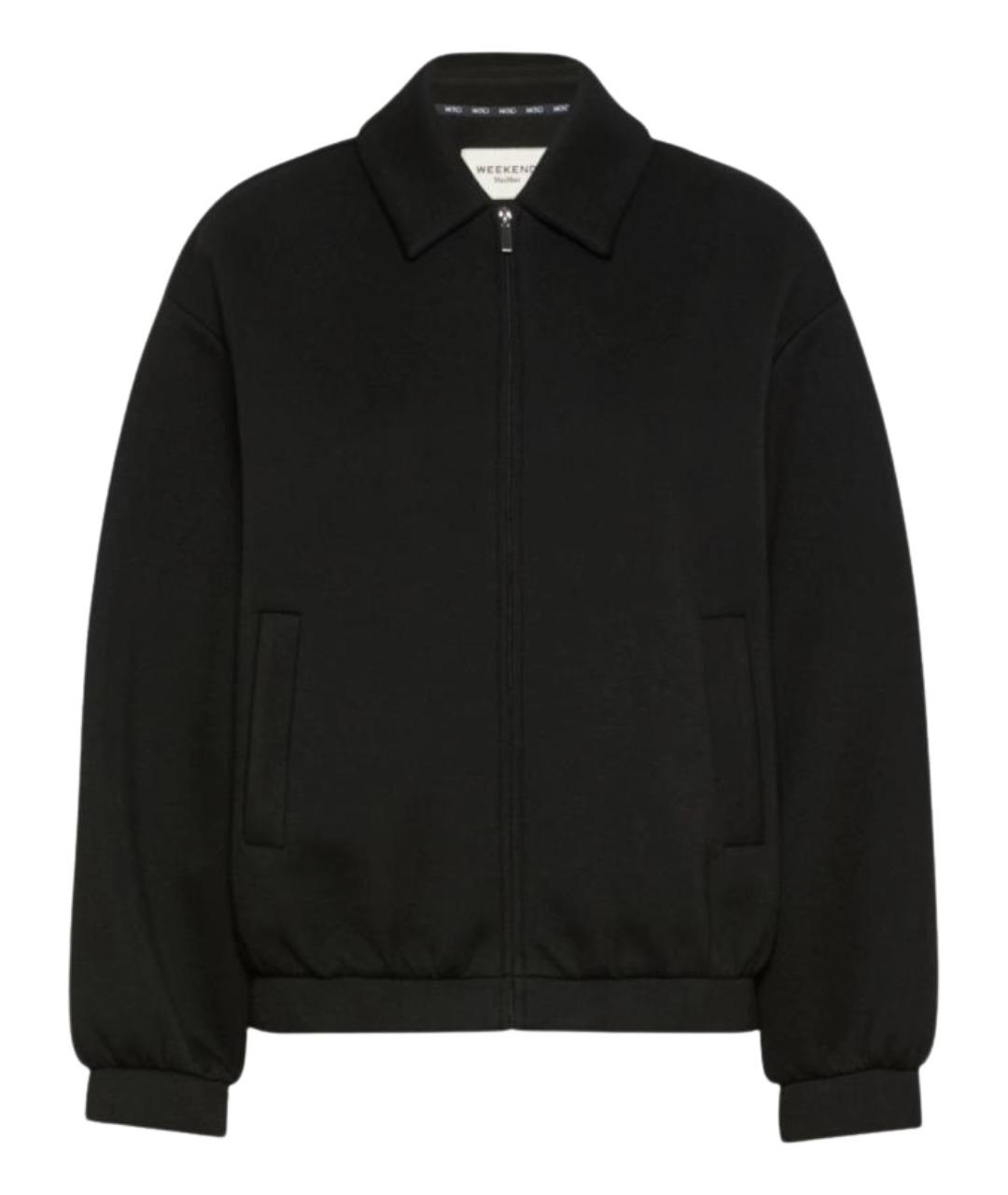 WEEKEND MAX MARA Черная вискозная куртка, фото 1