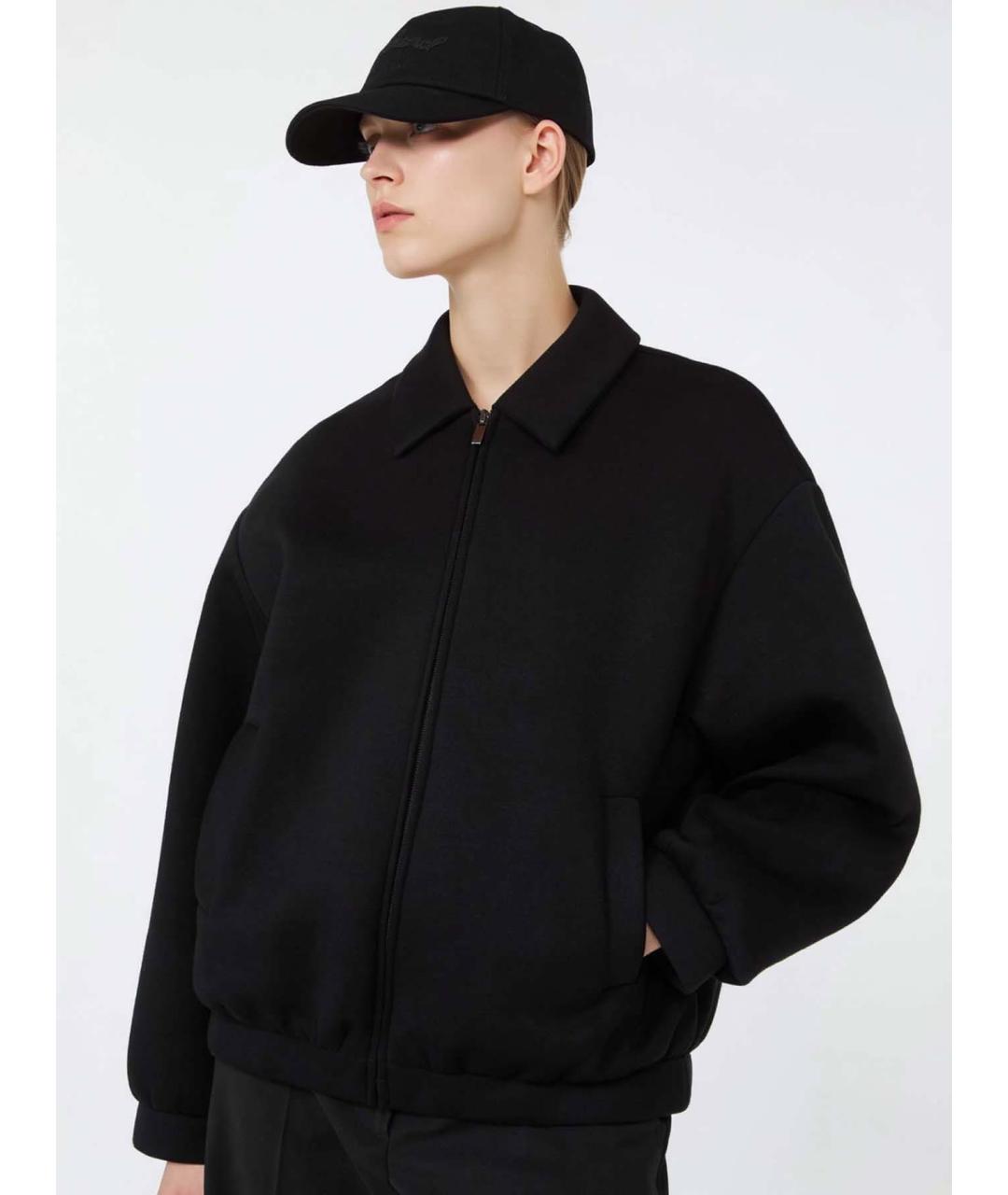 WEEKEND MAX MARA Черная вискозная куртка, фото 5