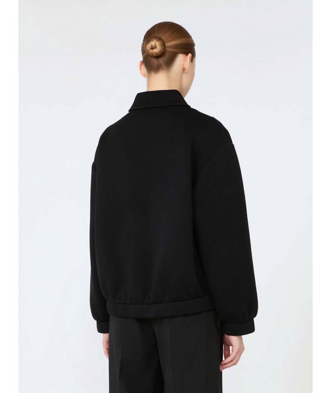 WEEKEND MAX MARA Черная вискозная куртка, фото 4