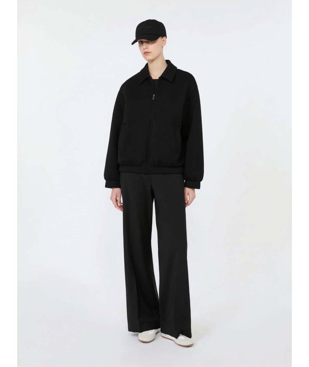 WEEKEND MAX MARA Черная вискозная куртка, фото 2