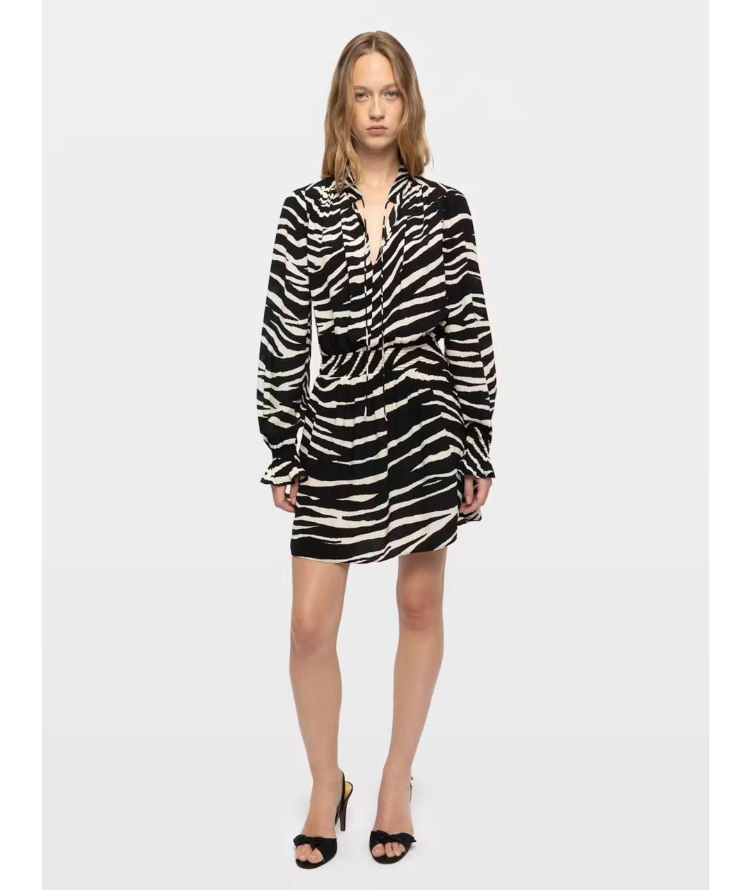 ZADIG & VOLTAIRE Мульти вискозное повседневное платье, фото 2