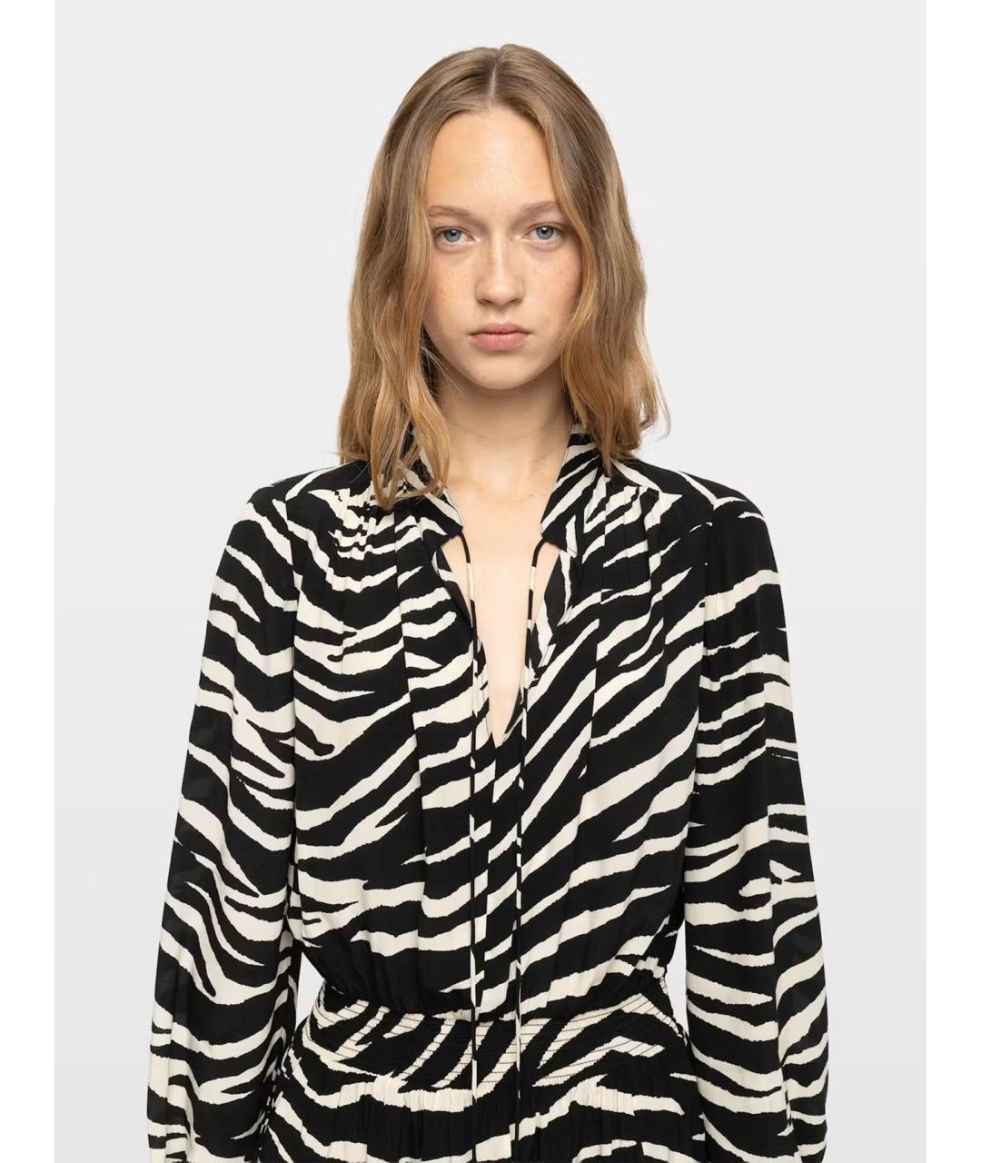 ZADIG & VOLTAIRE Мульти вискозное повседневное платье, фото 3