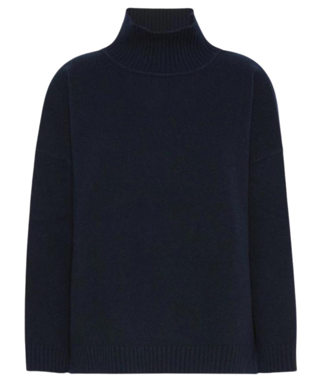 WEEKEND MAX MARA Темно-синяя шерстяная водолазка, фото 1