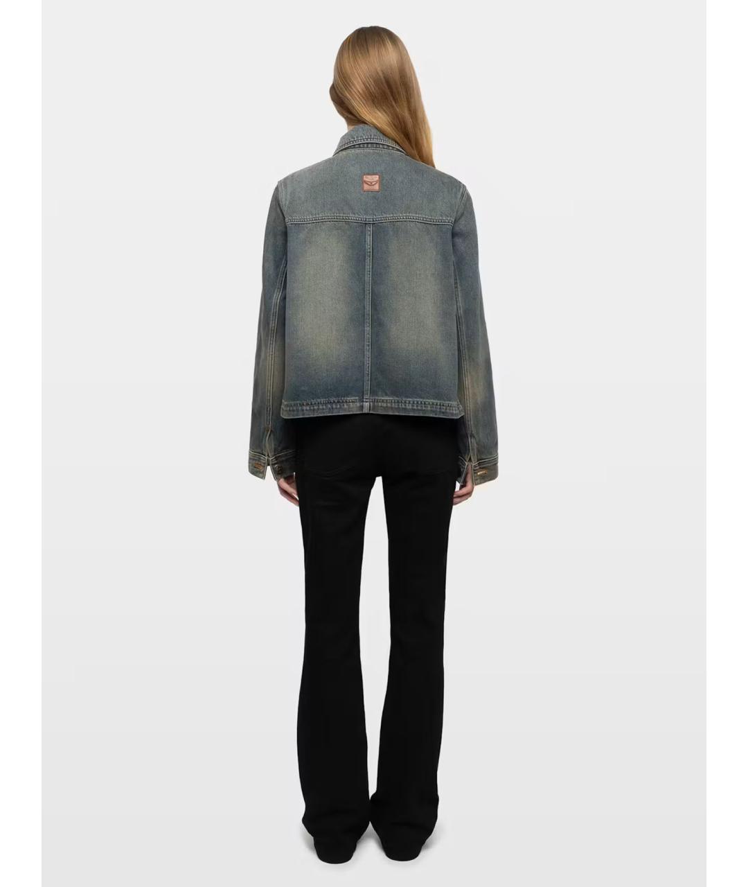 ZADIG & VOLTAIRE Синяя хлопковая куртка, фото 5