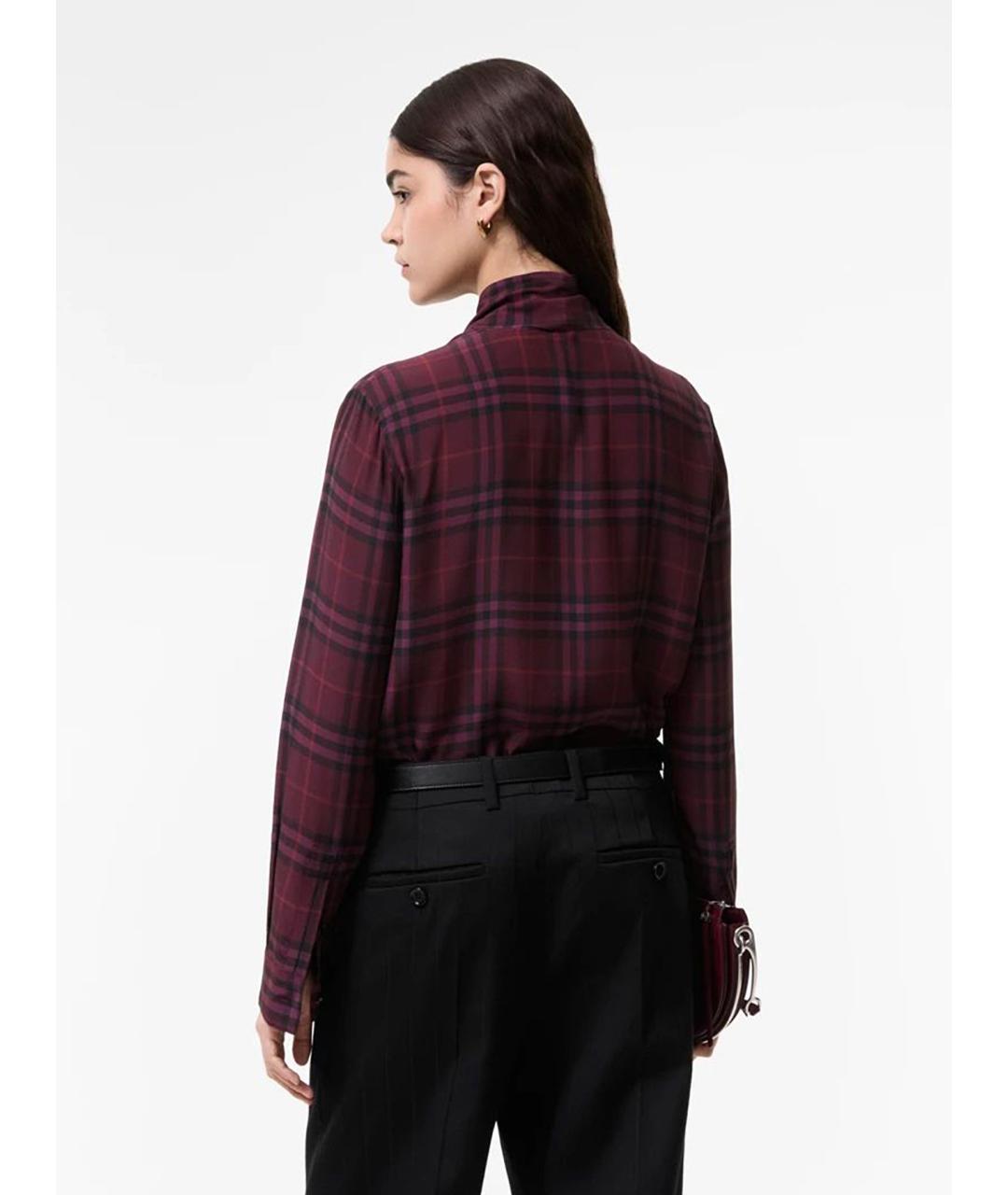 BURBERRY Мульти шелковая блузы, фото 3