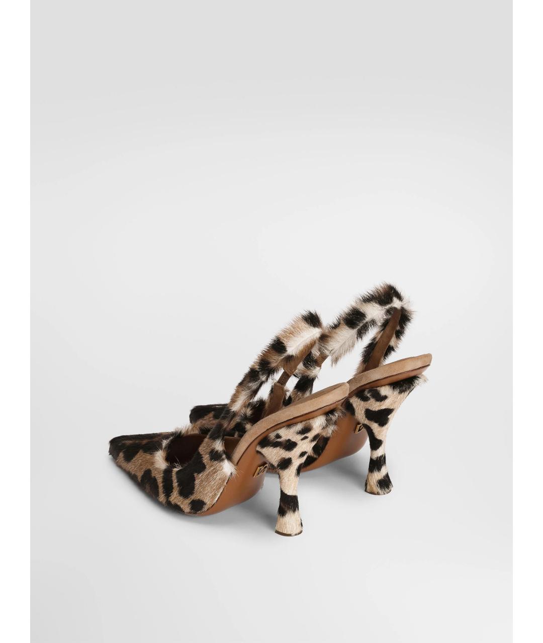 DOLCE&GABBANA Мульти кожаные туфли, фото 3