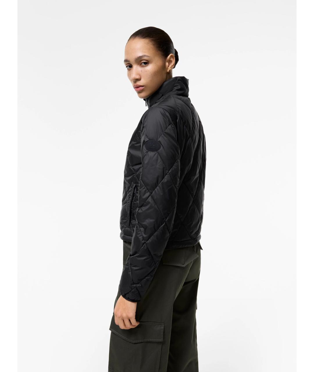 BURBERRY Черный нейлоновый пуховик, фото 4