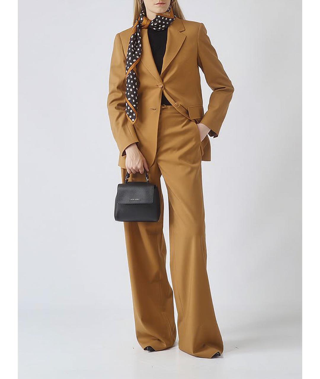 MAX MARA STUDIO Черный шелковый джемпер / свитер, фото 2
