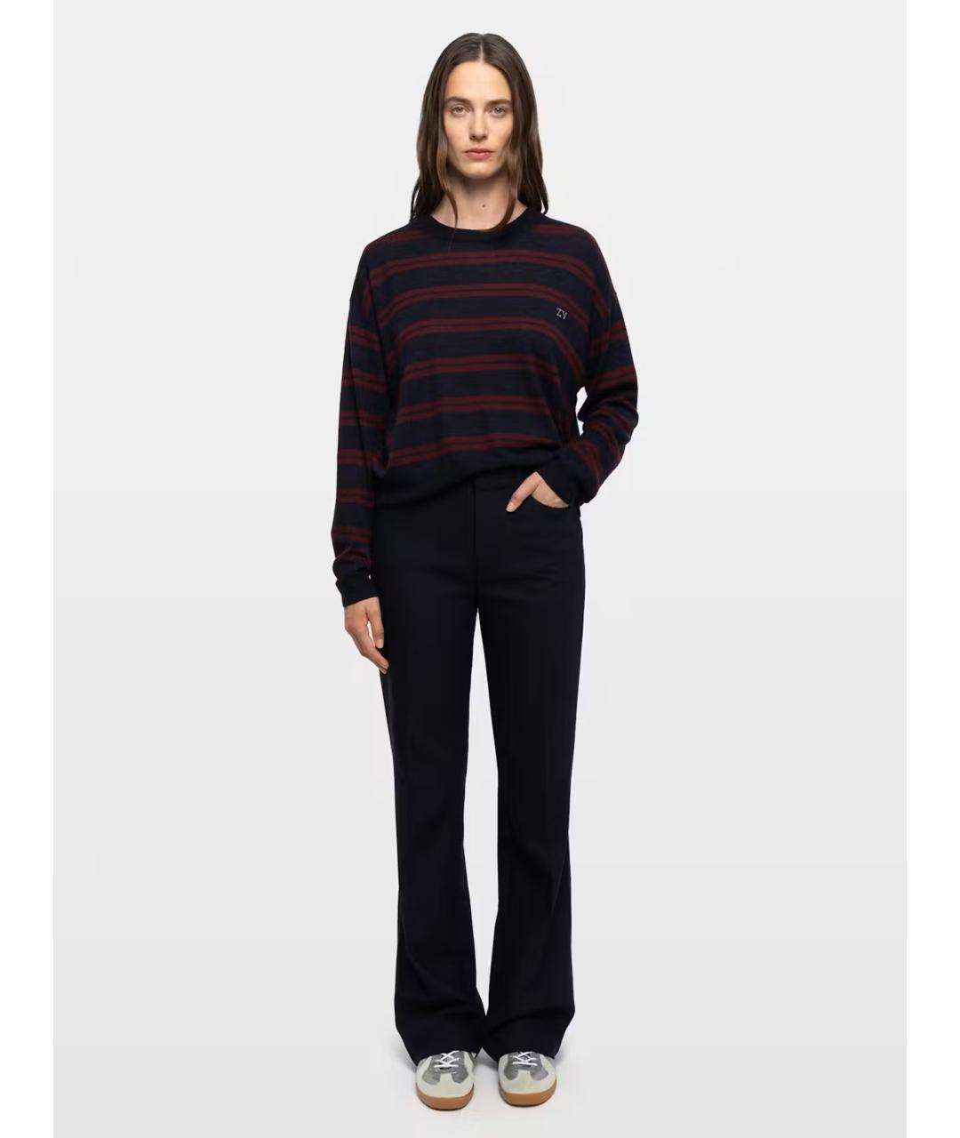 ZADIG & VOLTAIRE Полиэстеровые брюки широкие, фото 2