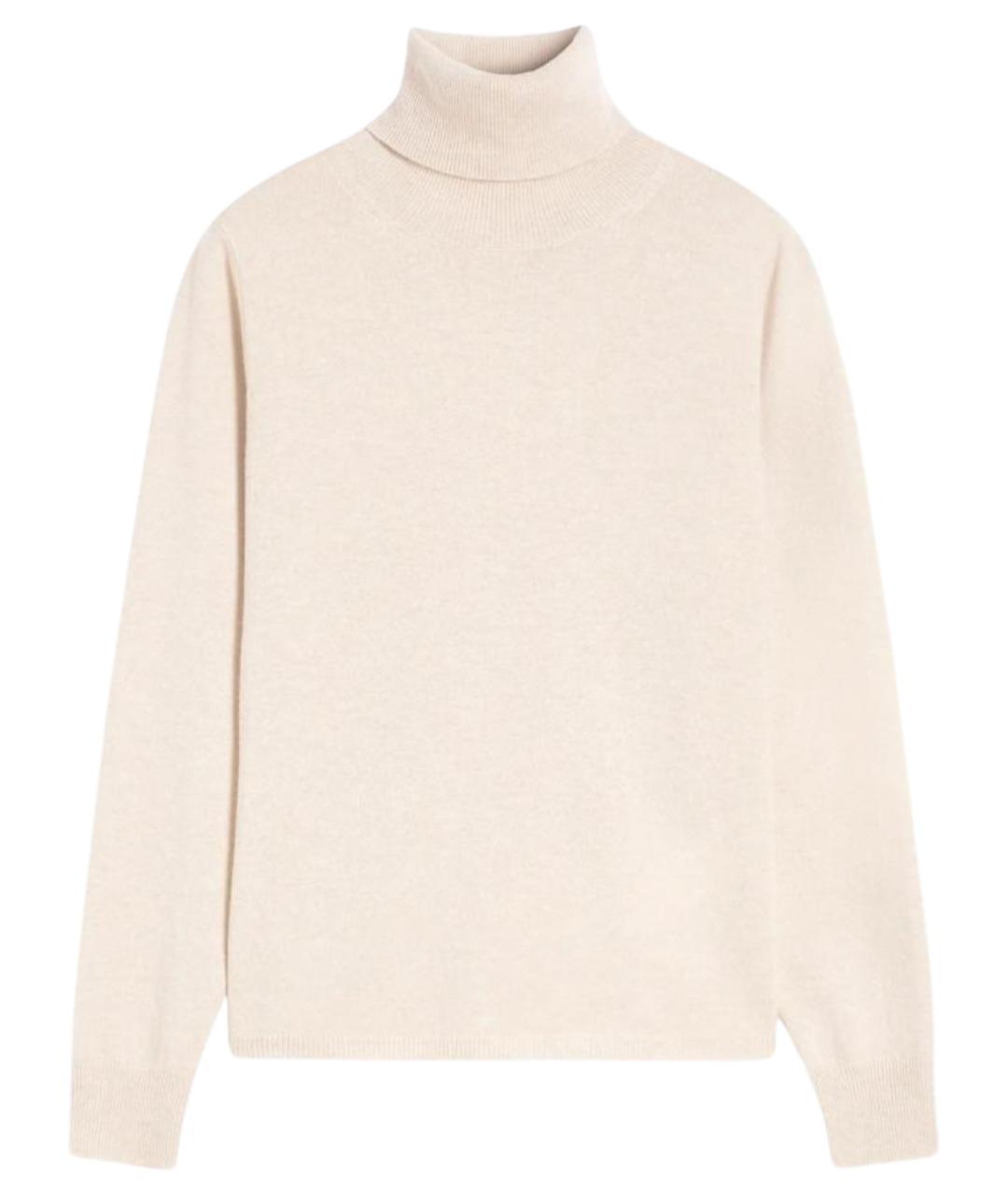 MAX MARA Белая шерстяная водолазка, фото 1