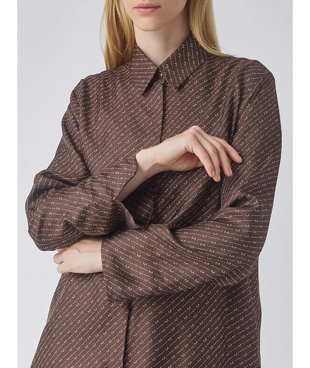 MAX MARA STUDIO Мульти шелковая рубашка, фото 5