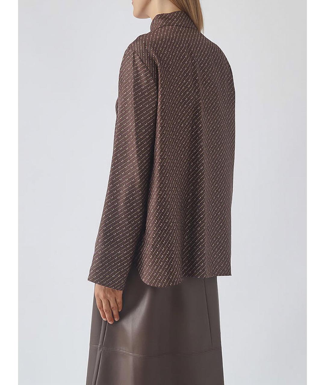 MAX MARA STUDIO Мульти шелковая рубашка, фото 4