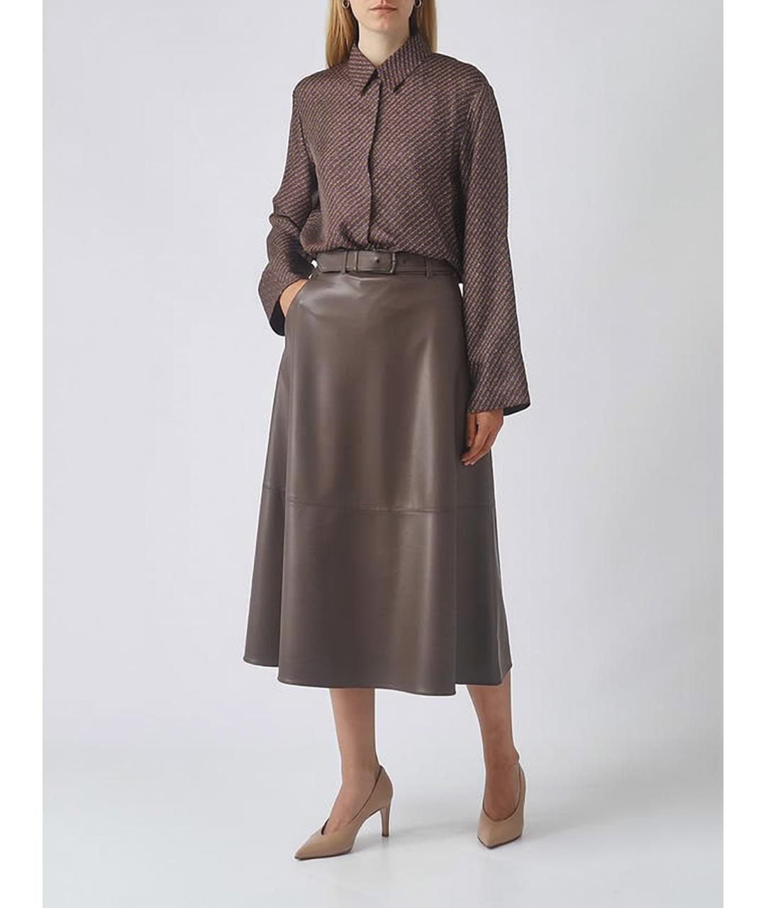 MAX MARA STUDIO Мульти шелковая рубашка, фото 2