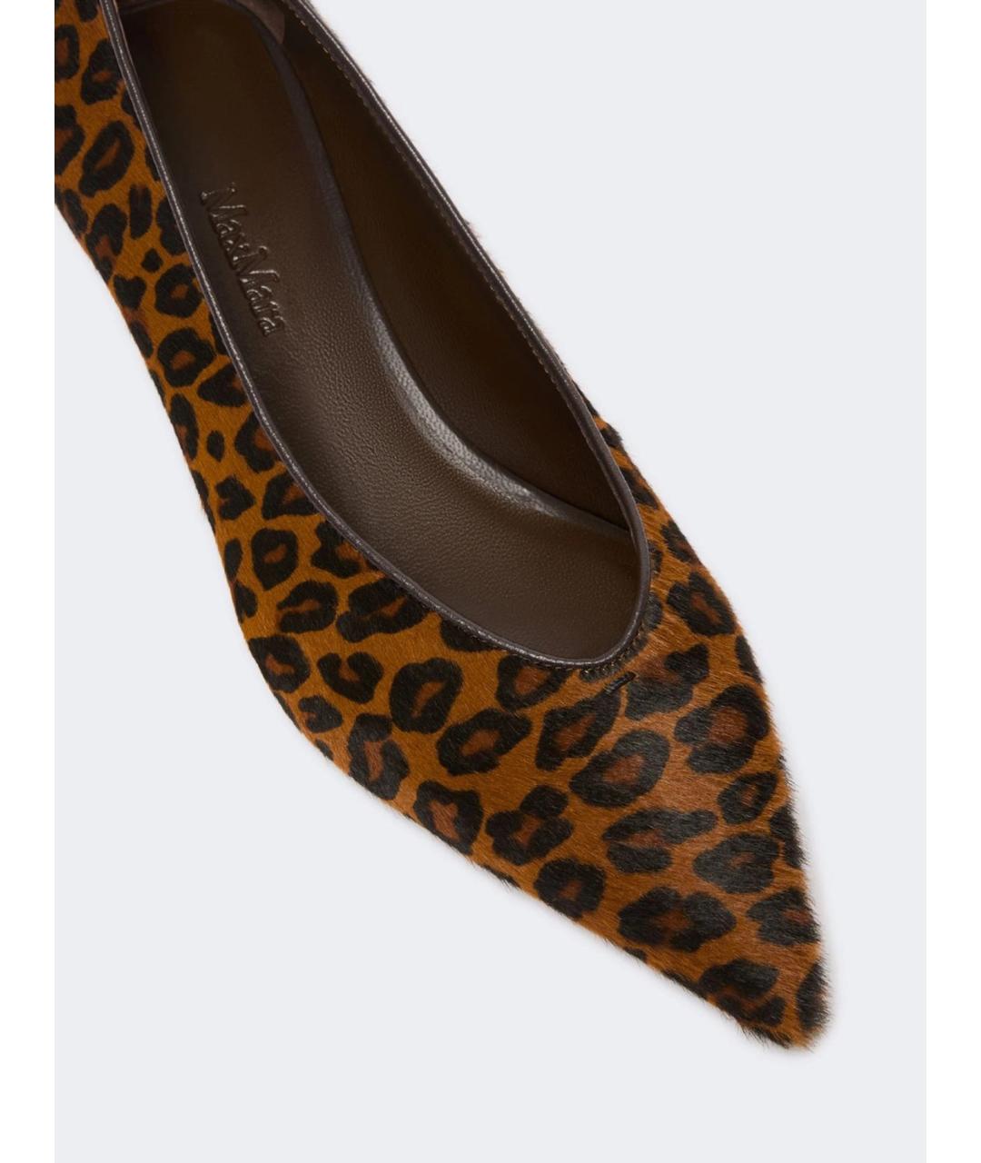 MAX MARA Мульти кожаные туфли, фото 4