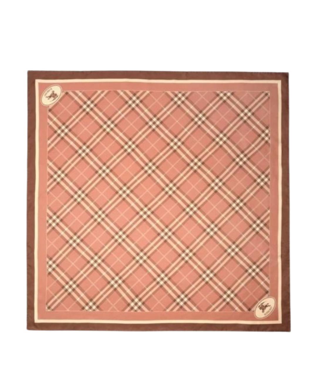 BURBERRY Мульти шелковый платок, фото 1
