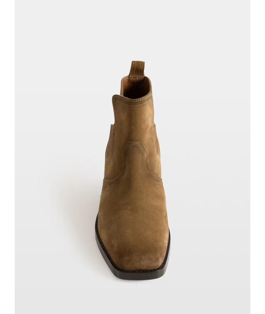 ZADIG & VOLTAIRE Коричневые замшевые ботинки, фото 3