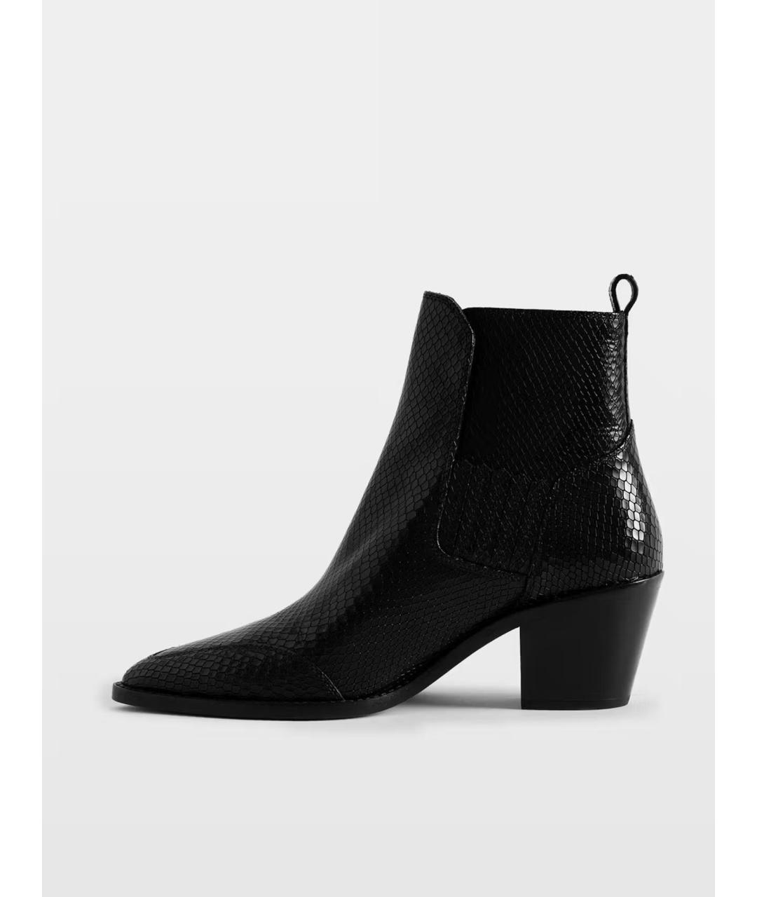 ZADIG & VOLTAIRE Черные кожаные ботинки, фото 4